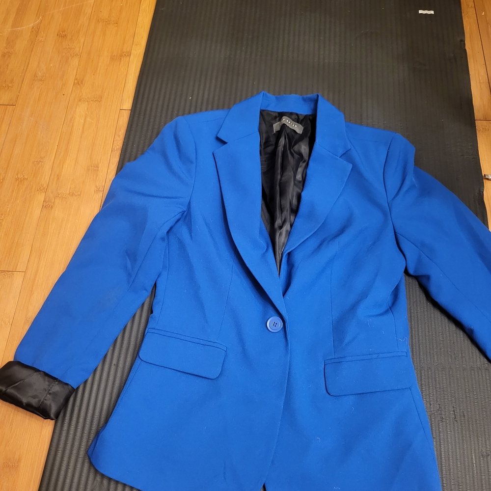 Suzy Shier Vibrant Blue Blazer
